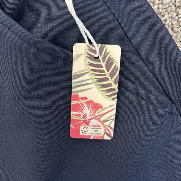 Tommy Bahama Women's Bermuda Shorts Size XS Navy Pull On Pockets 9 in Inseam NWT - Picture 14 of 14